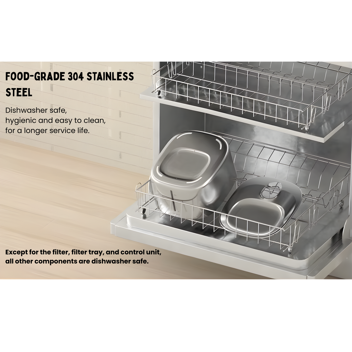 4L Cordless Water Fountain with Sensor for Pets